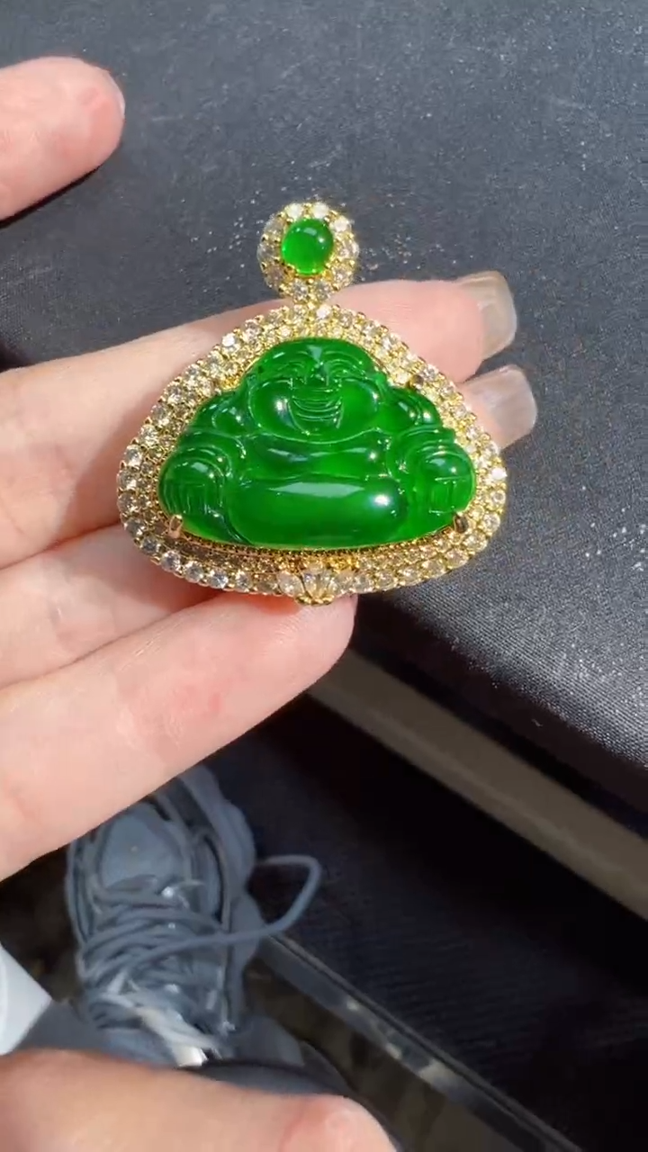 【闪购商品】定制翡翠未镶嵌佛公商品多样性发货1