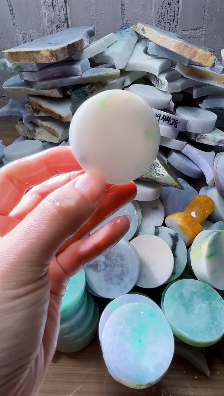 裸石翡翠天然翡翠A货古 南 068