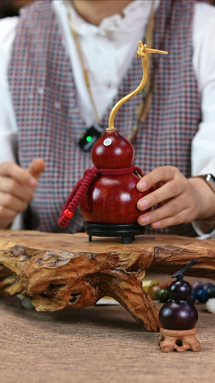 【闪购商品】86—光岳葫天然大漆酒葫芦不含漆珠