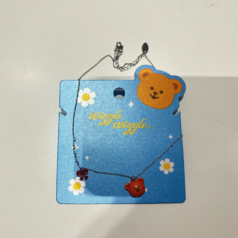wiggle wiggle系列小熊项链