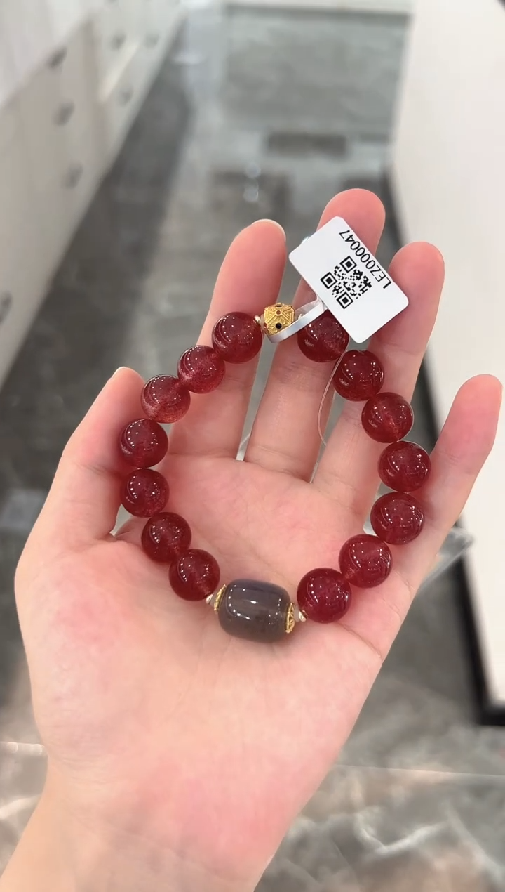 未镶嵌手串石英质玉手串