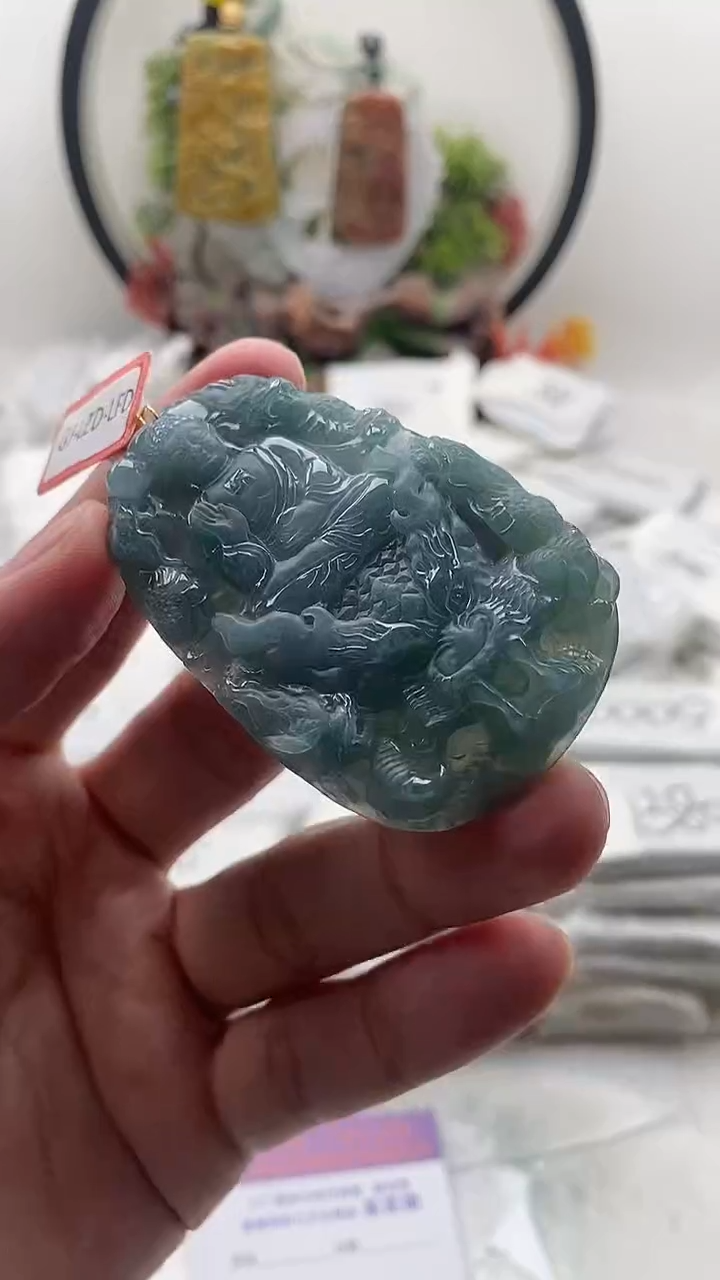 颈饰未镶嵌翡翠阿弥陀佛