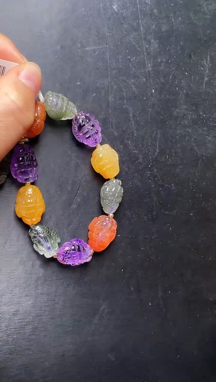 未镶嵌手串水晶水晶设计金蟾手串 JP55637 