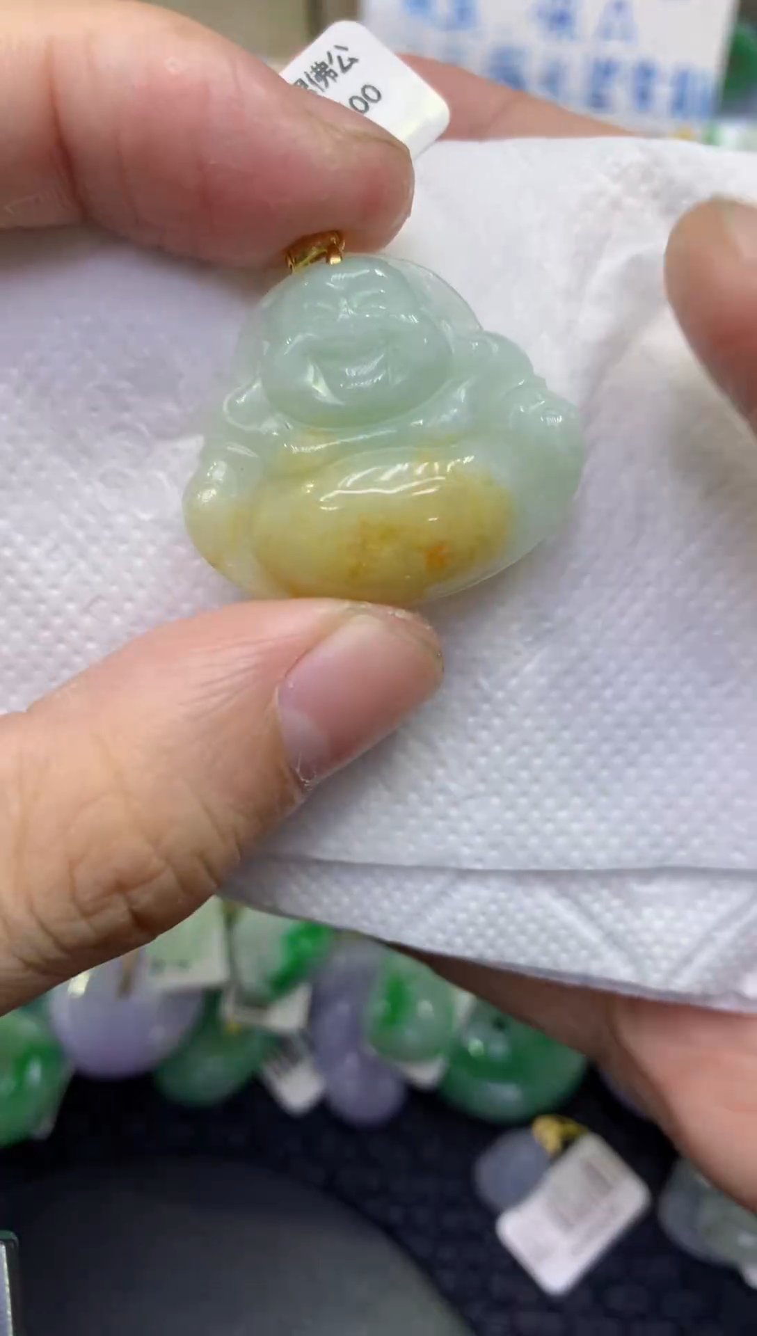 颈饰未镶嵌翡翠天然缅甸A货翡翠