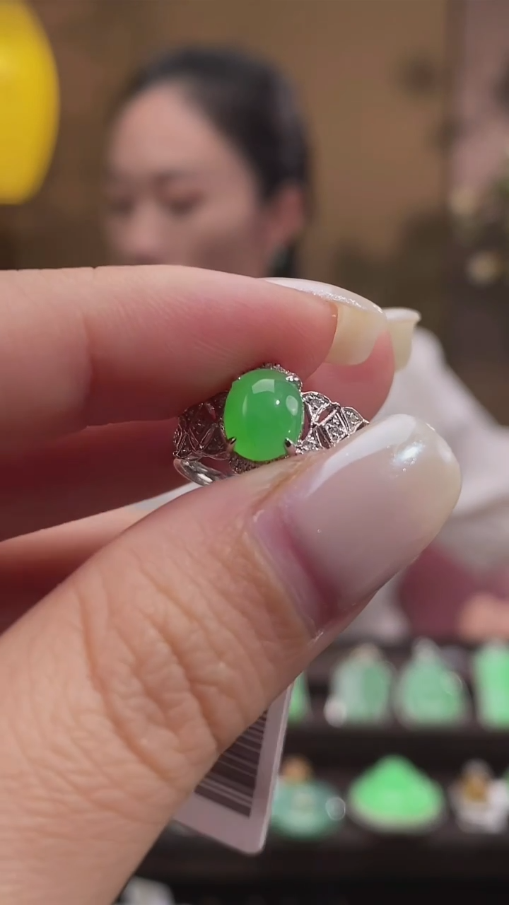 吊坠(不含链)未镶嵌翡翠戒指