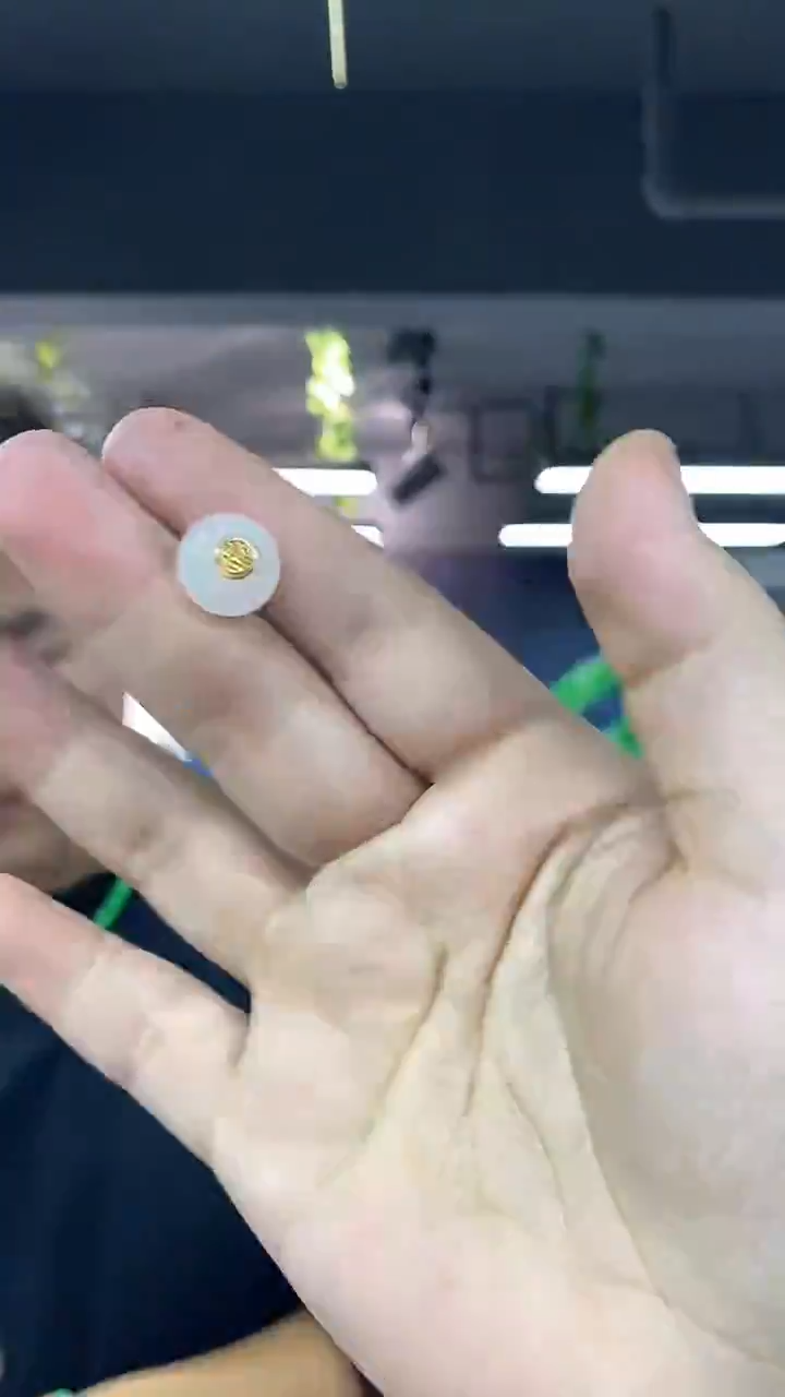 银S925镶嵌和田玉耳饰多样性发其一颜色微差