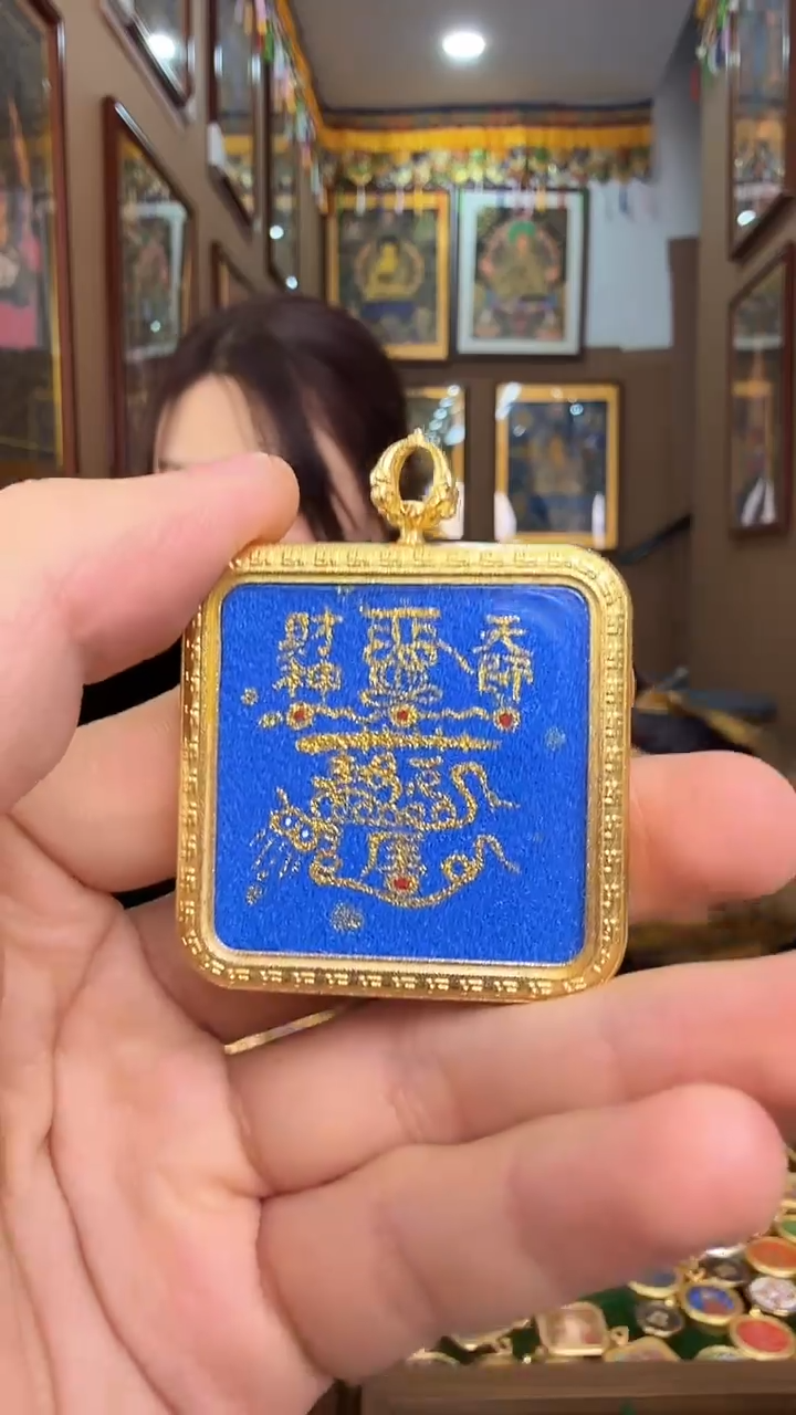 吊坠天师赐福-道道老师手绘