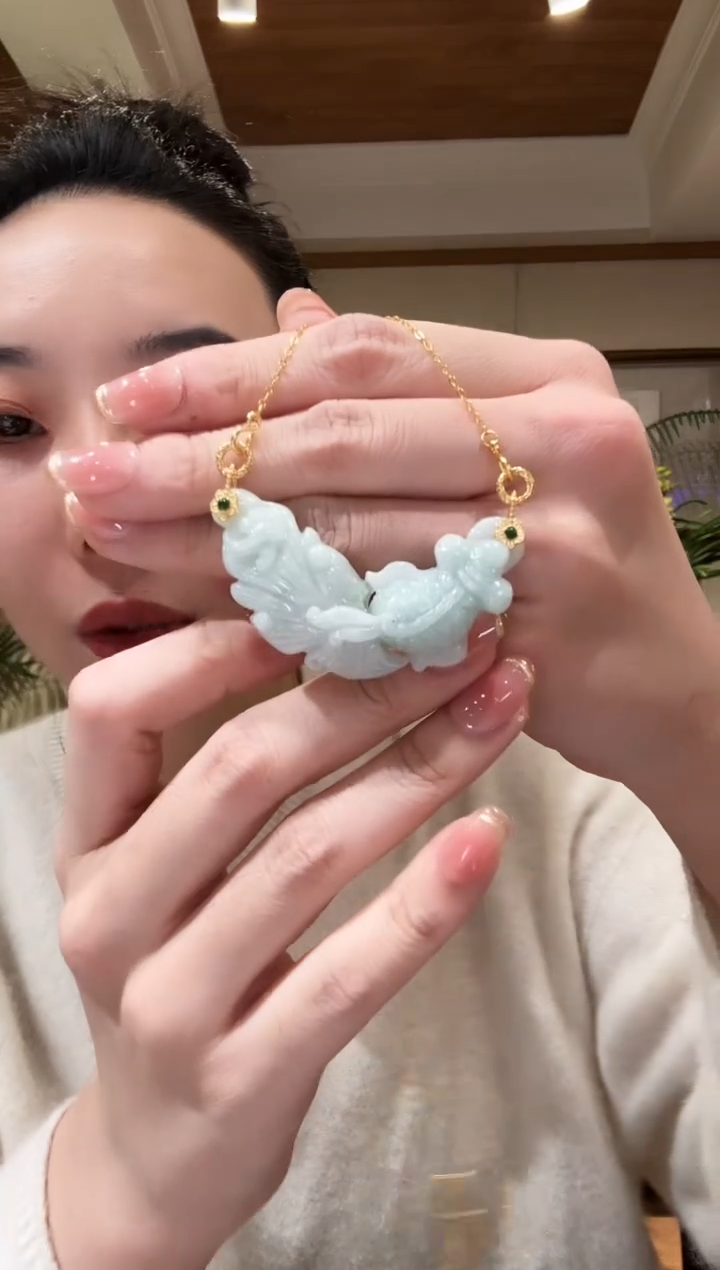 【闪购商品】翡翠颈饰未镶嵌国风