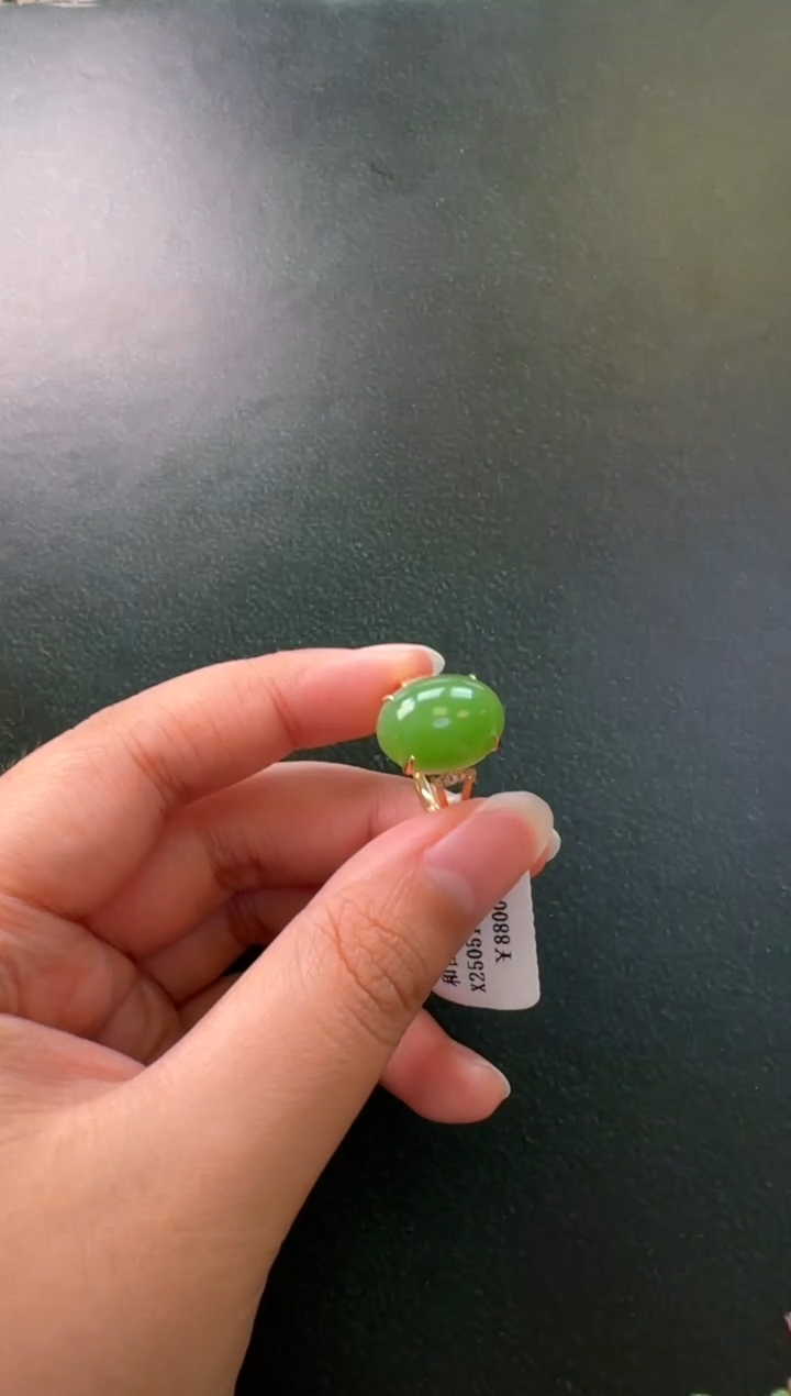 和田玉戒指未镶嵌戒指