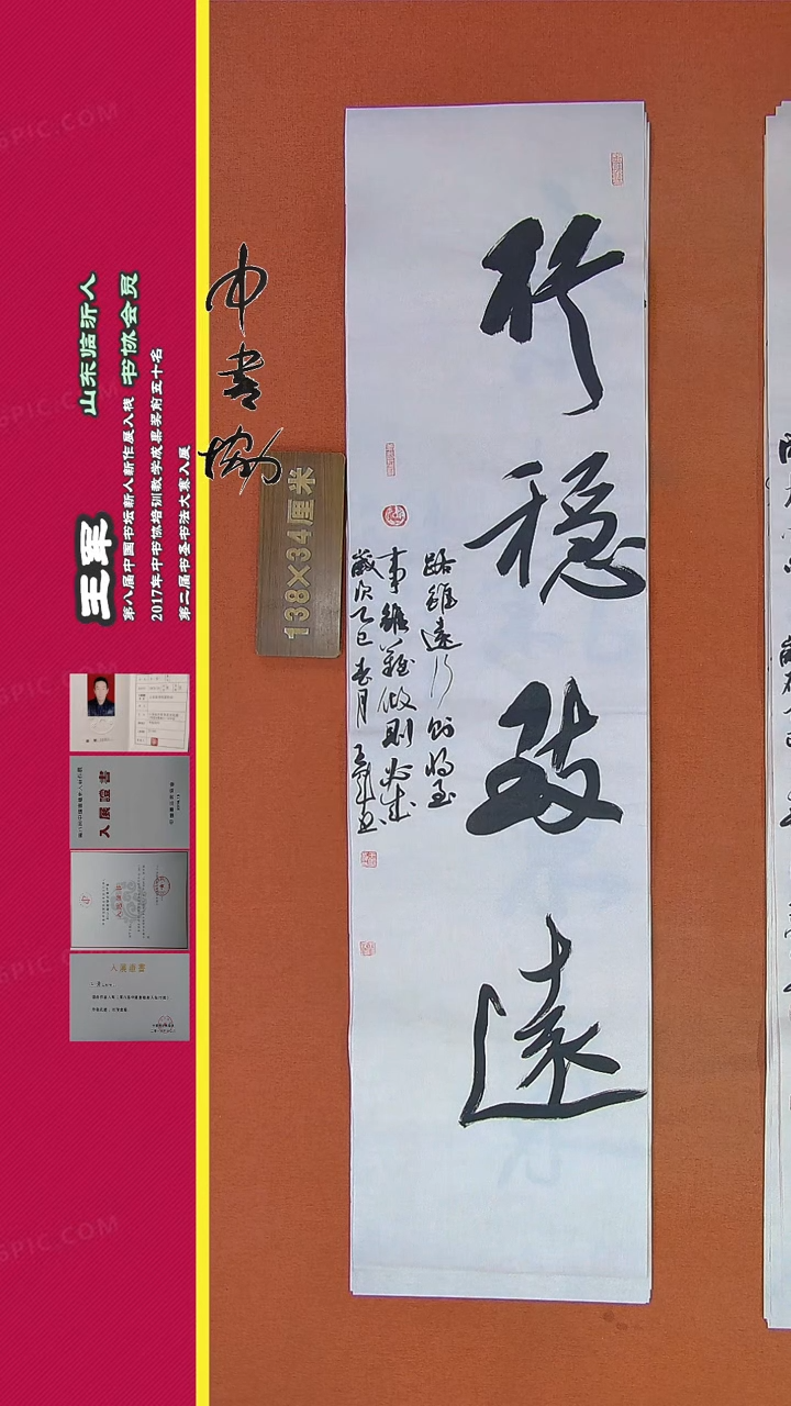 【闪购商品】书法310王军书法作品