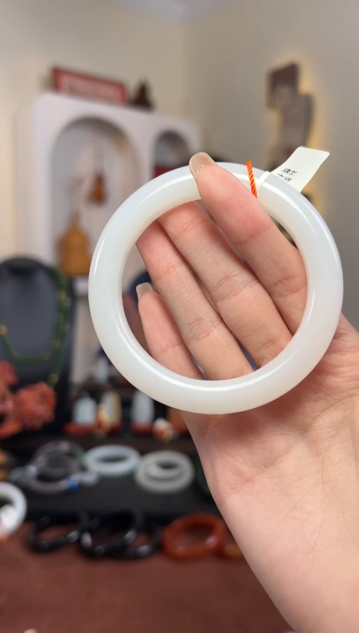 【闪购商品】和田玉手镯未镶嵌S27- 58mm 