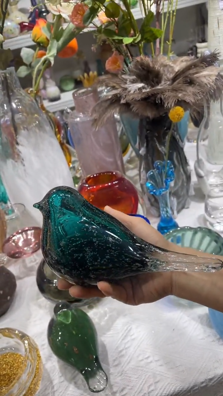 【闪购商品】琉璃1只鸟摆件