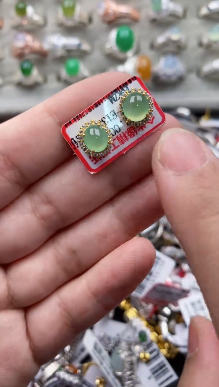 【闪购商品】翡翠戒指银S925镶嵌33333---4