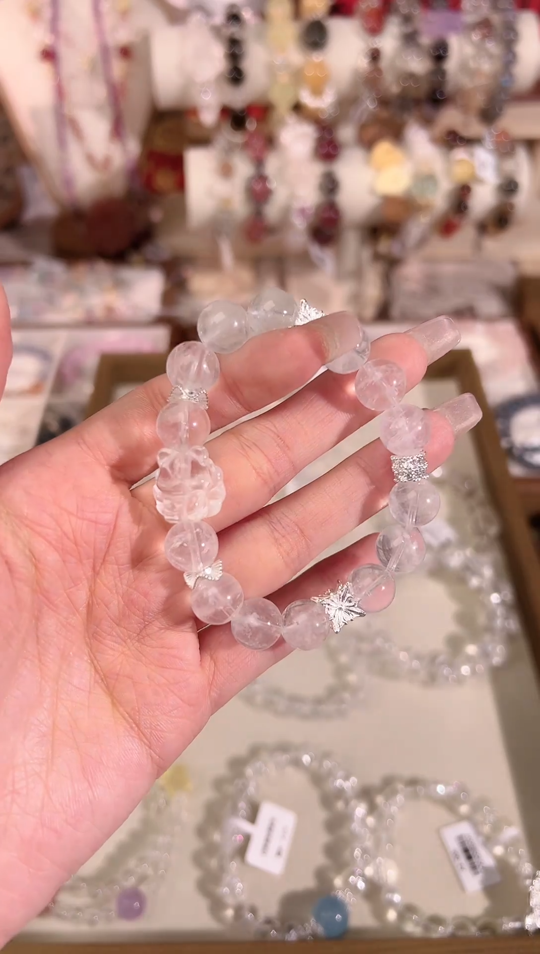 【闪购商品】水晶手链未镶嵌天然水晶 多样性发货发其一 颜色微差