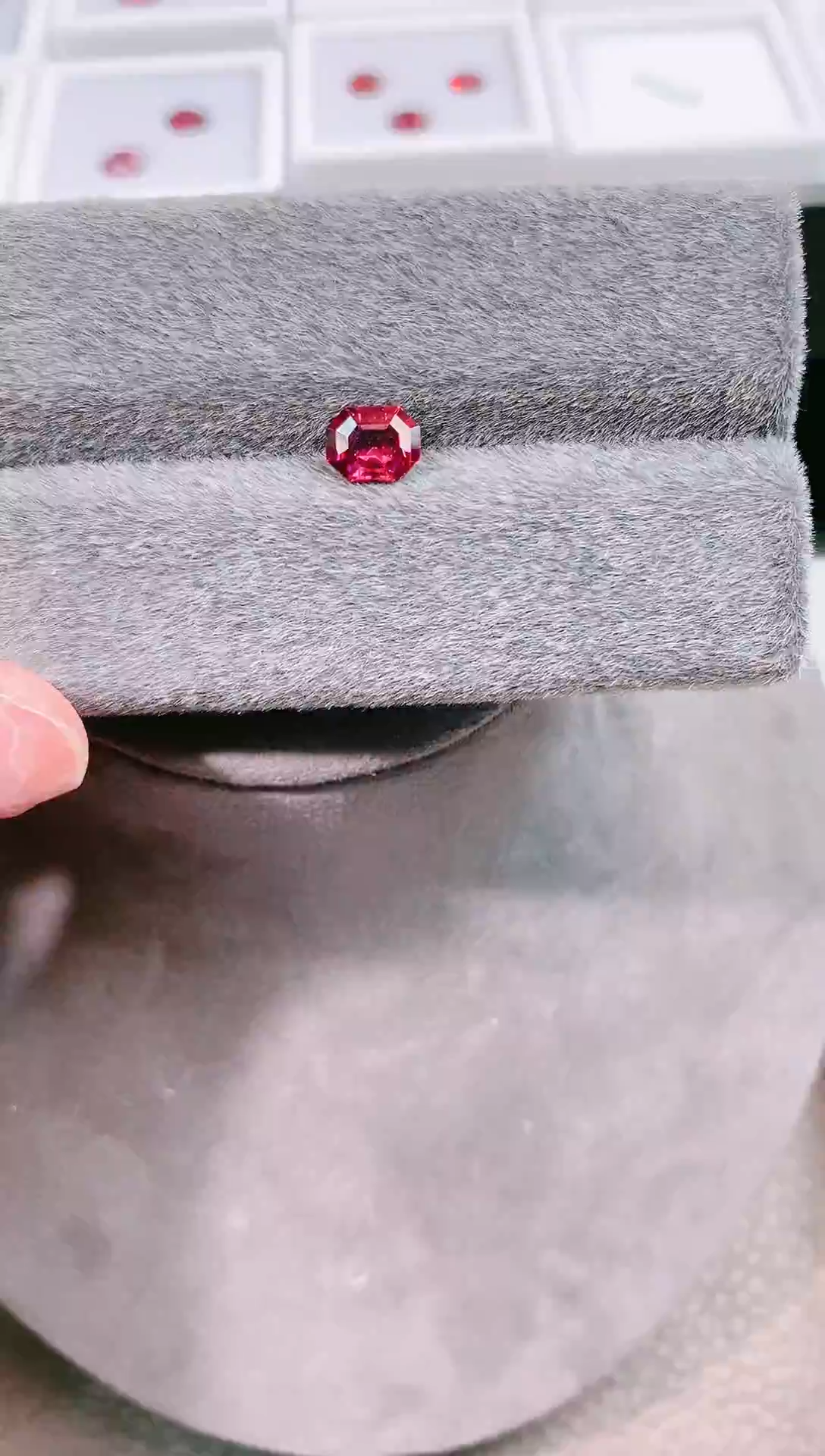 未镶嵌珠宝半成品碧玺天然碧玺卢比莱裸石1.26ct