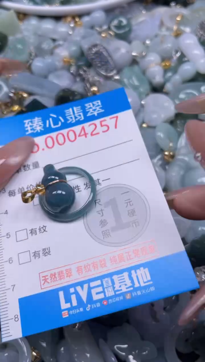 颈饰未镶嵌翡翠4257