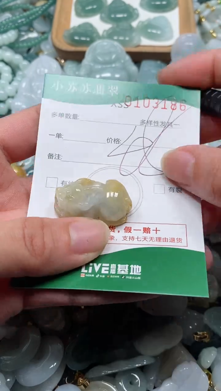 【闪购商品】翡翠颈饰未镶嵌闪购商品0103186