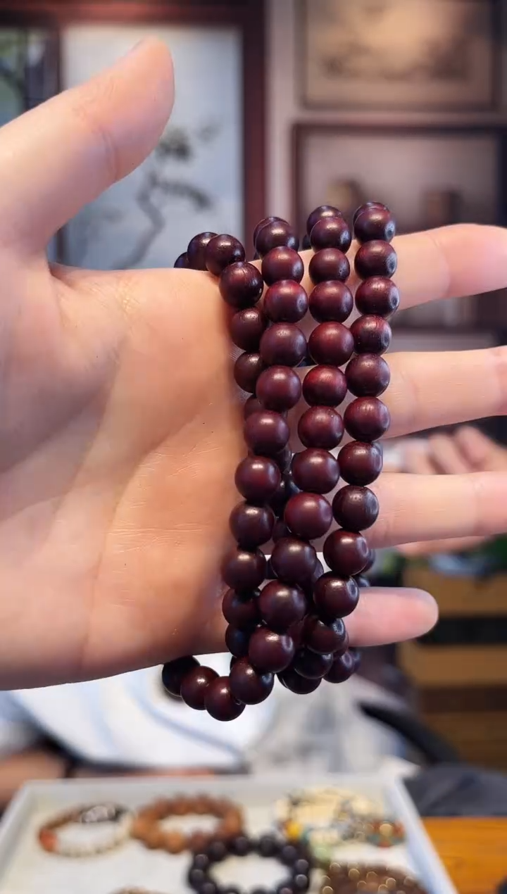 小叶紫檀手串/手链 帝王专属小叶紫檀