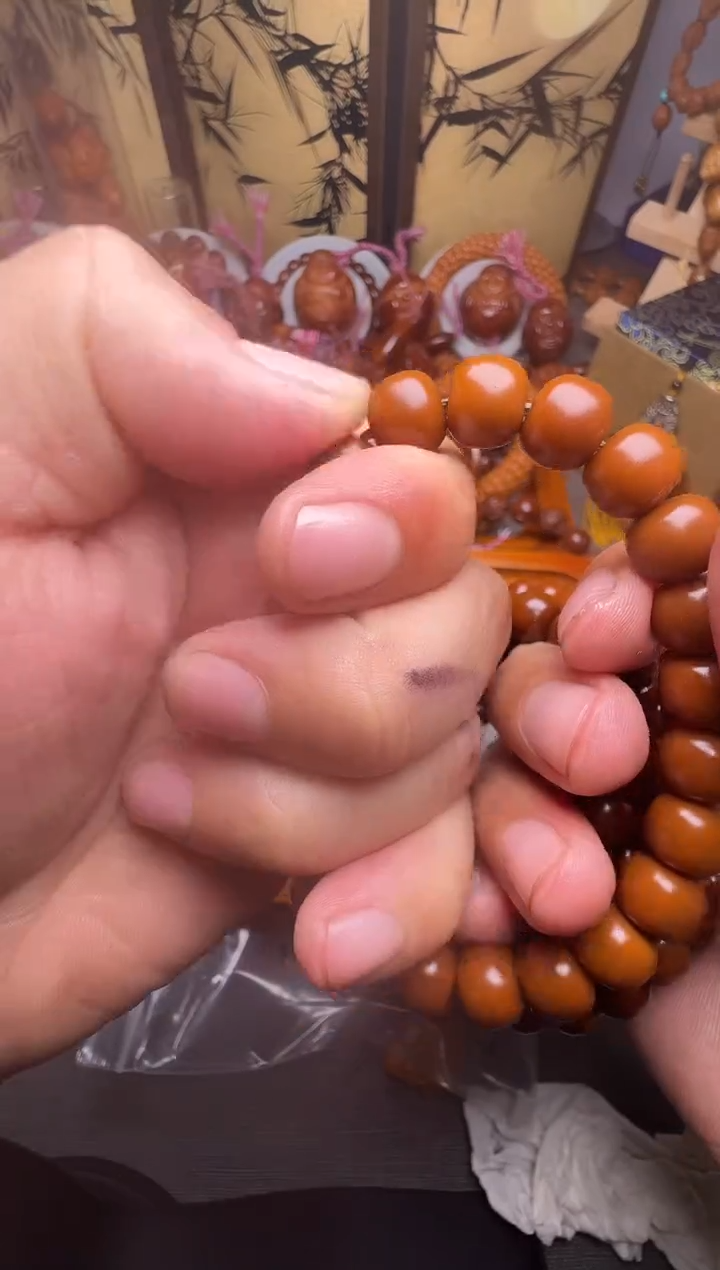 手串橄榄核猴头微瑕老型