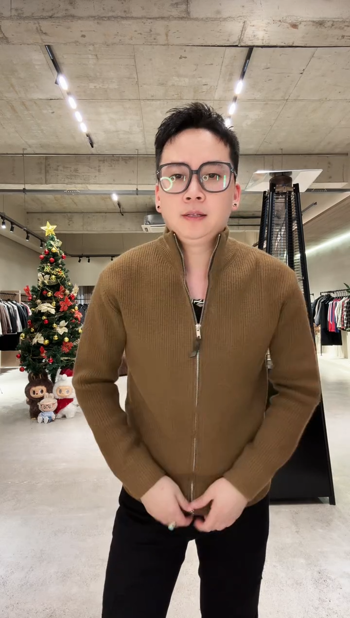 48码（110-130斤）男士羊毛开衫