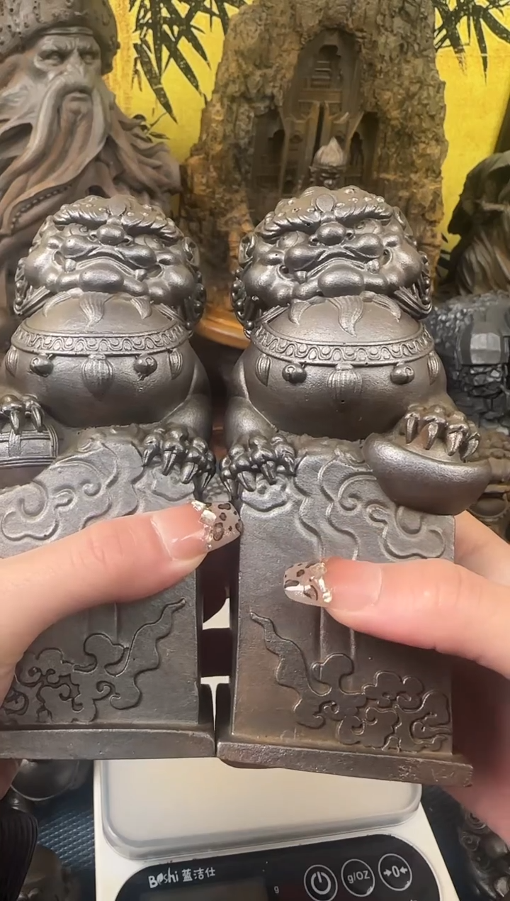 铁精致创意石狮狮玺