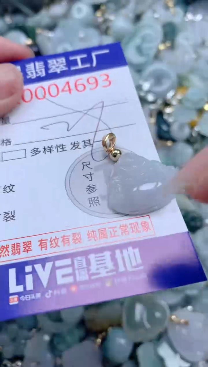 翡翠未镶嵌吊坠(不含链)4693