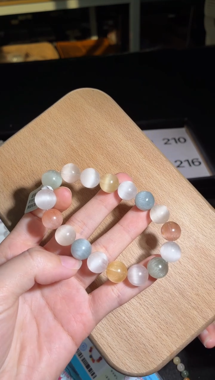 未镶嵌手链水晶206号多样性发一AA 12+