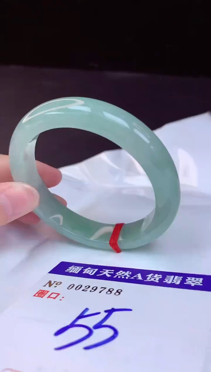 【闪购商品】翡翠手镯未镶嵌55+             