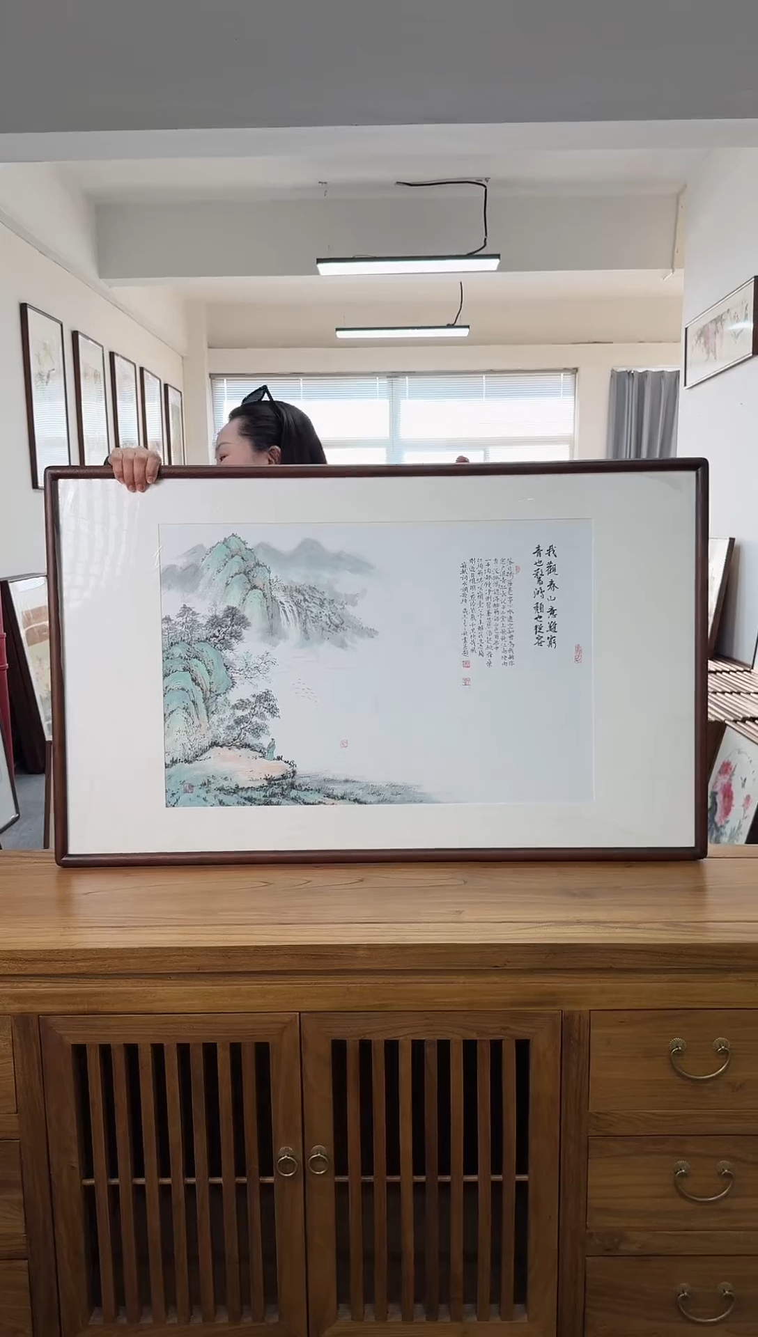 书法YHZ01-63*103尺寸手绘同款