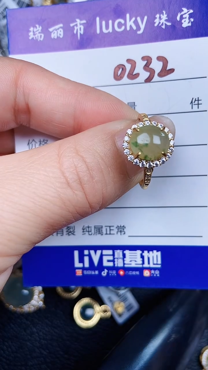 颈饰银S925镶嵌翡翠0232