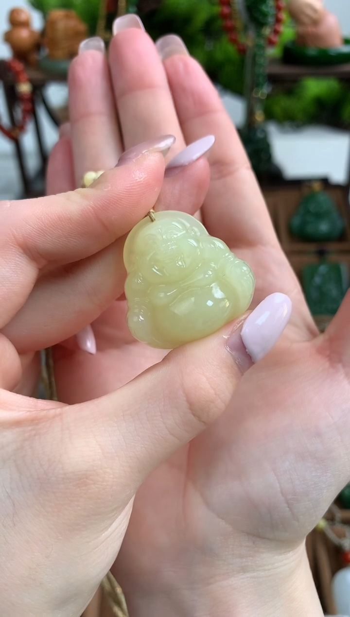 【闪购商品】和田玉颈饰未镶嵌吊坠30mm