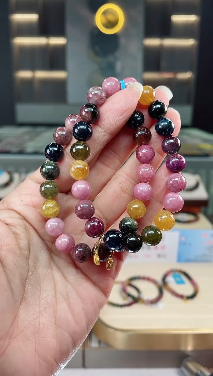 【闪购商品】碧玺单圈手串未镶嵌（多样性发一条）Q