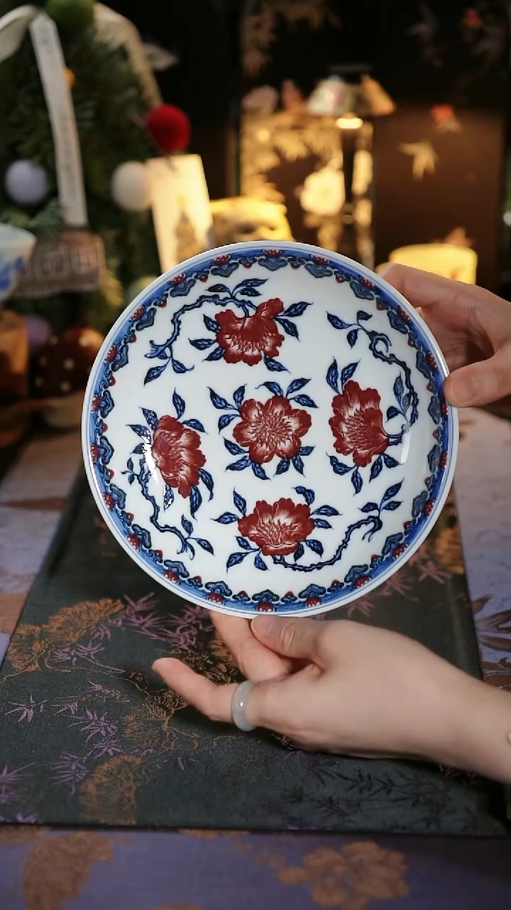 勤义堂 芍药花壶承