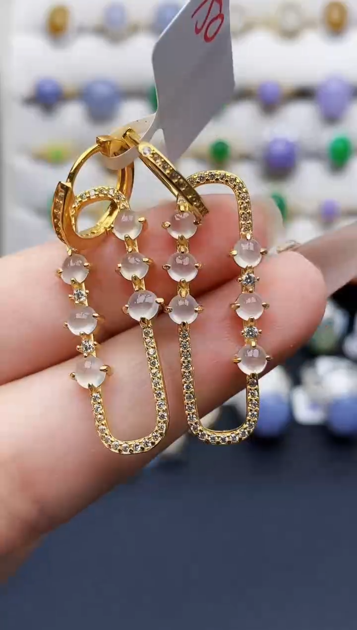 银S925镶嵌戒指翡翠2505