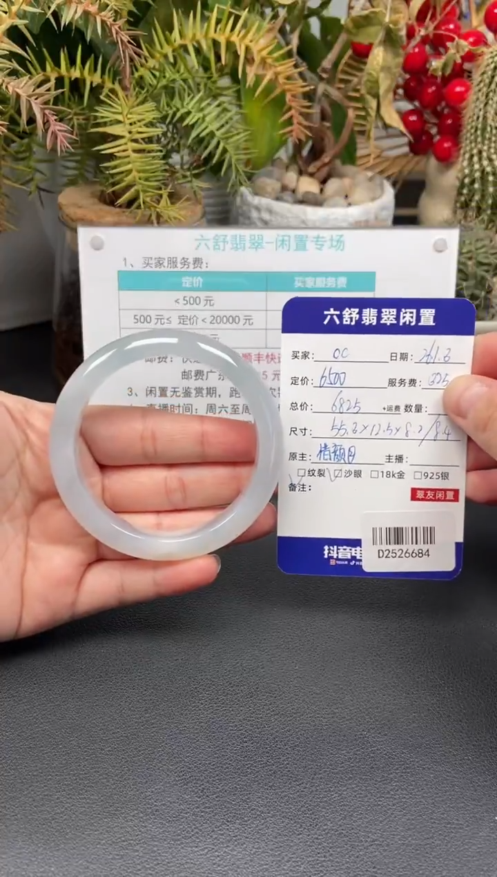 未镶嵌手镯翡翠?**?D2526684