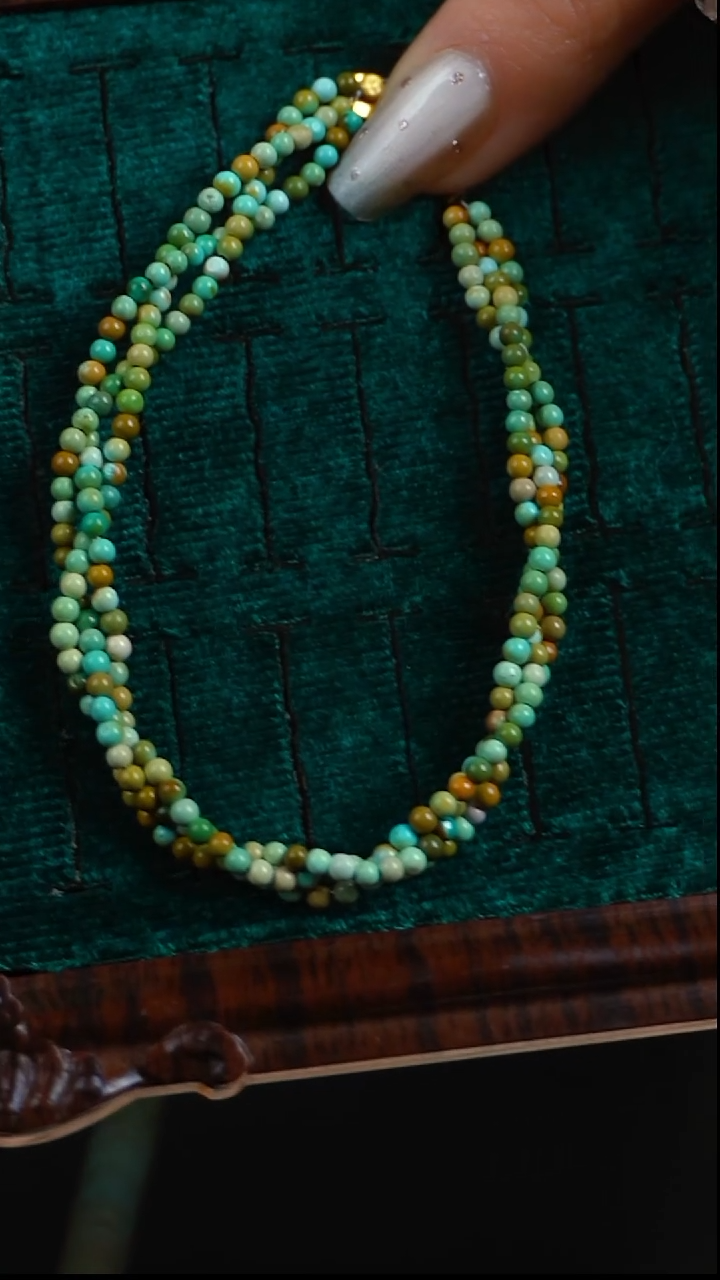 未镶嵌绿松石手串手串