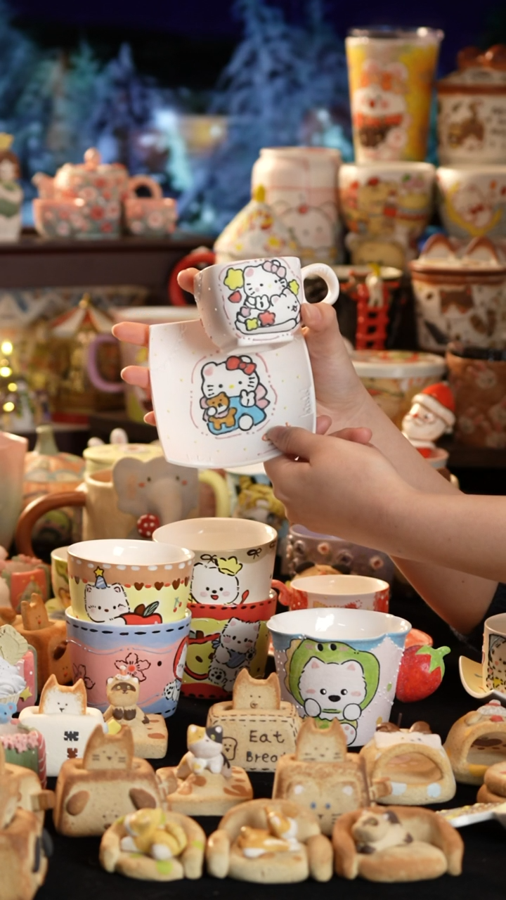 其他陶景德镇釉下彩手绘设计师款陶瓷