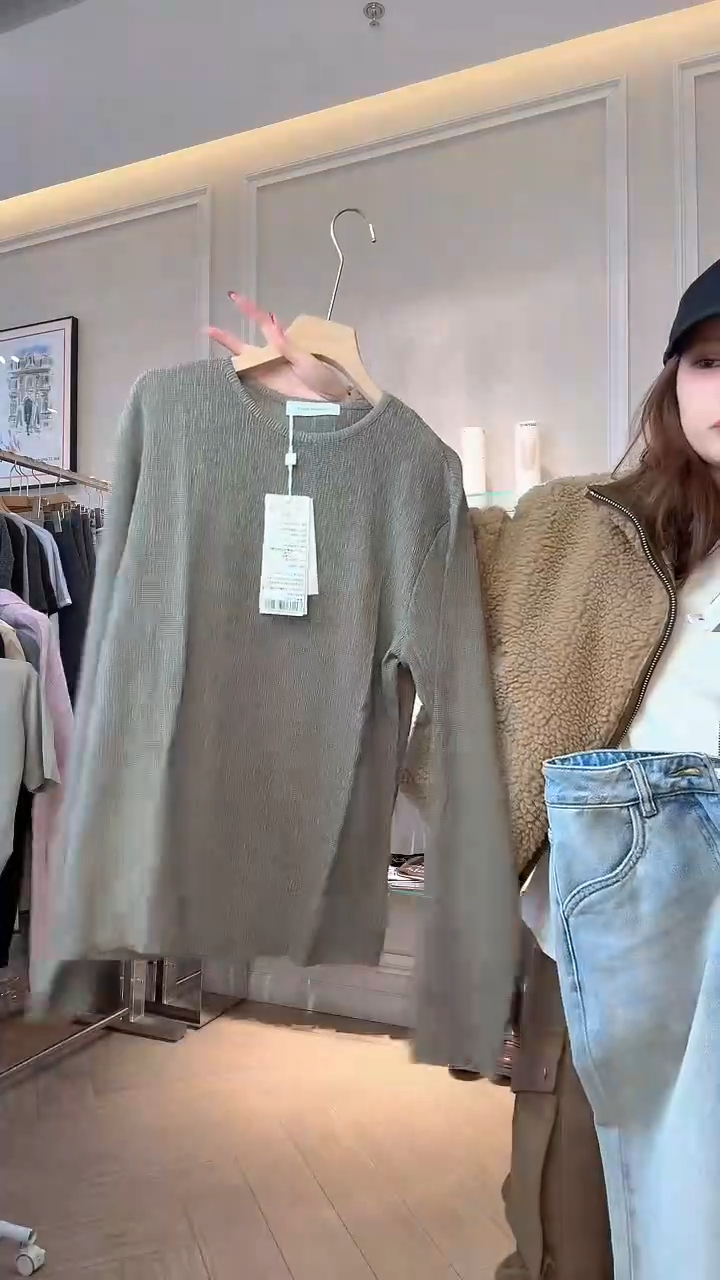 简白 莱赛尔长袖 抹茶色 拍下备注尺码 sm 原价1080
