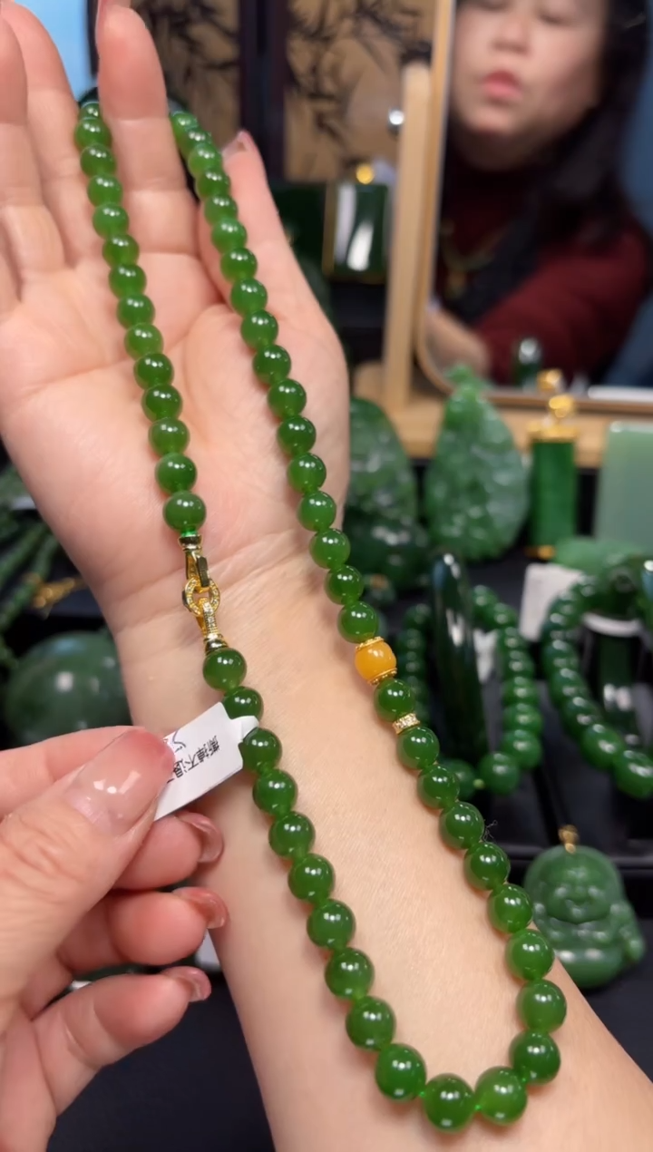 【闪购商品】和田玉（碧玉）颈饰未镶嵌1