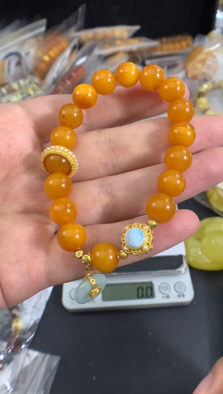 蜜蜡未镶嵌珠宝奇石1