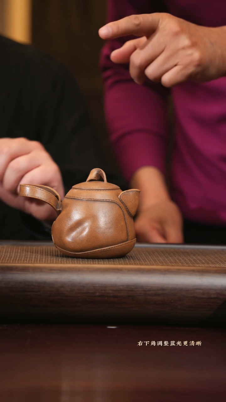 【闪购商品】紫砂茶壶sph 皮包壶 老段泥 260