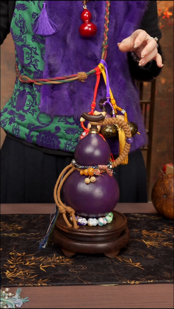 479--大漆开口小葫芦----148