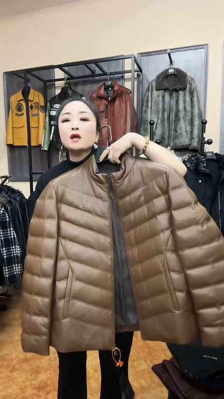 羊皮羽绒145-160斤