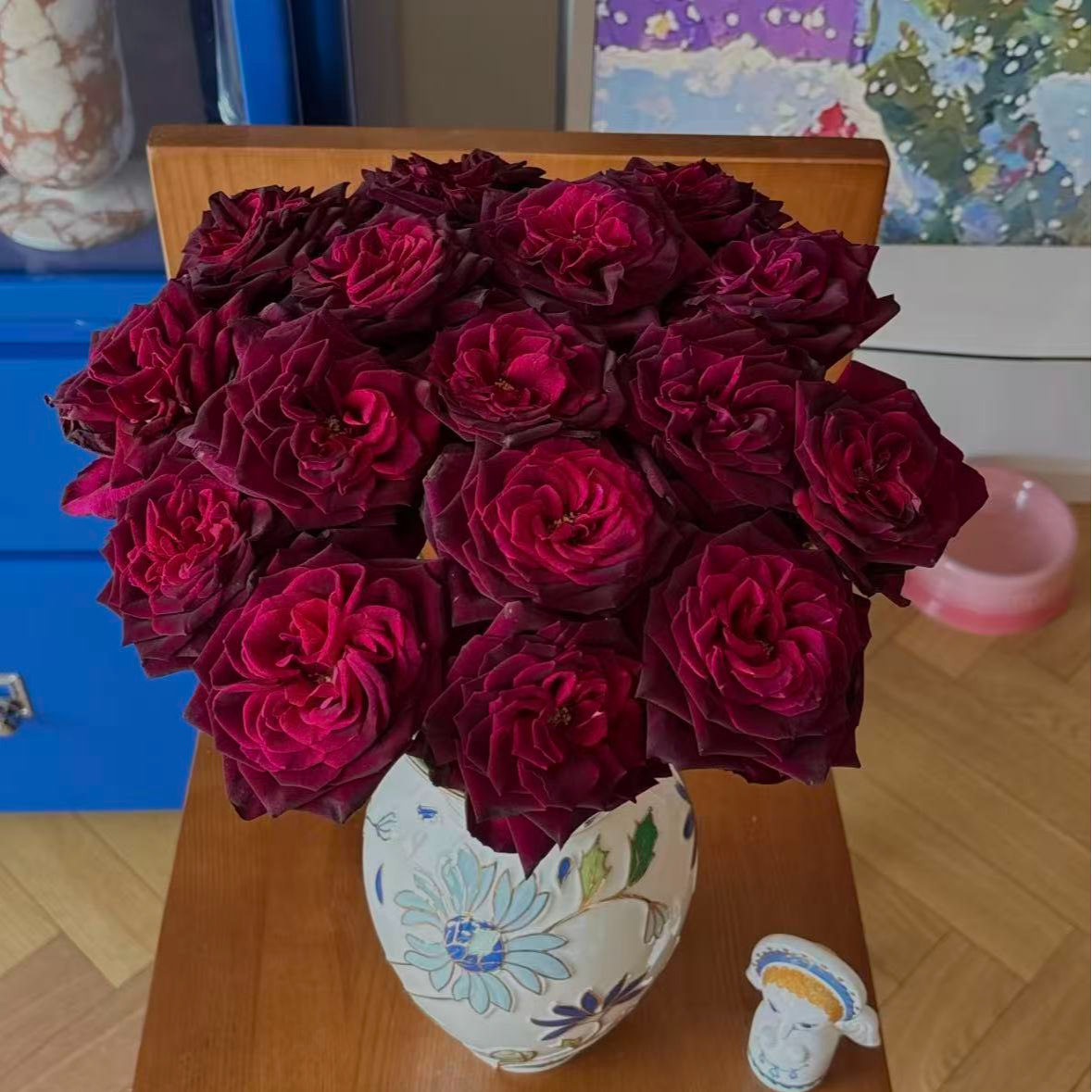 【一品花集】【红色暗香】稀有单头玫瑰10支