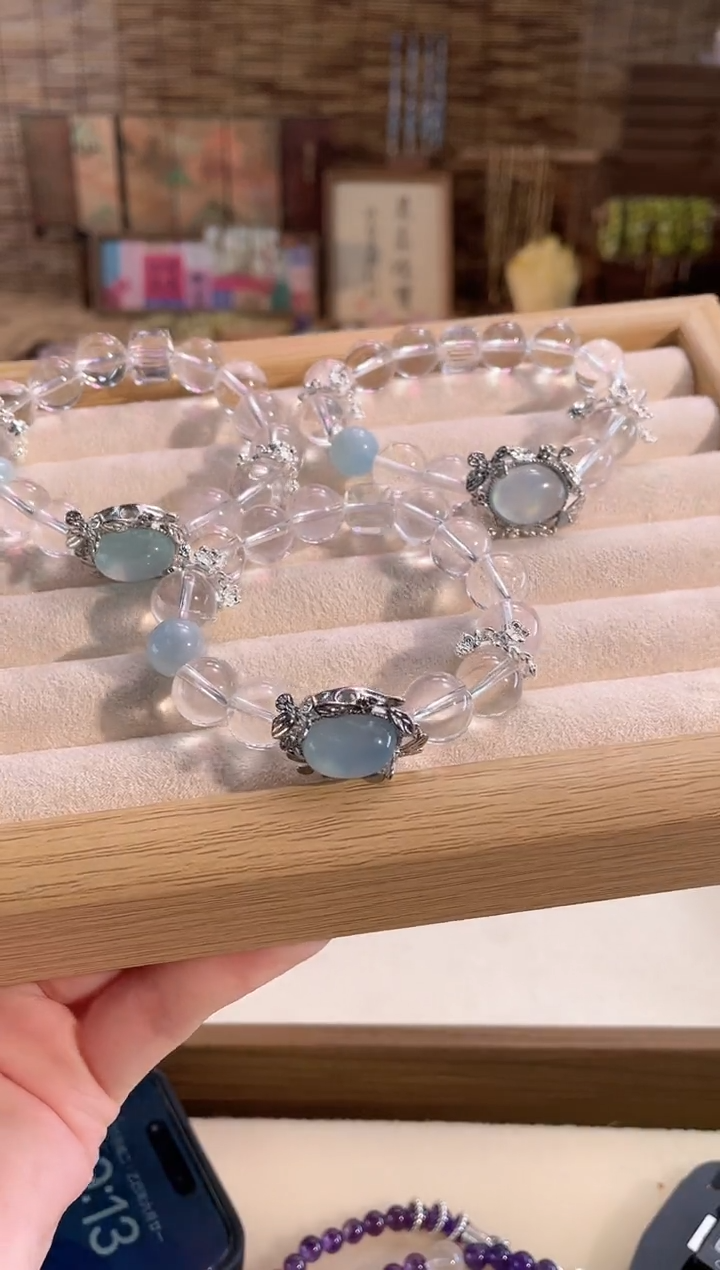 水晶手串合金CB3509