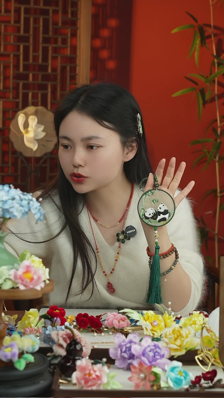 刺绣闪购纯手工非遗国风饰品