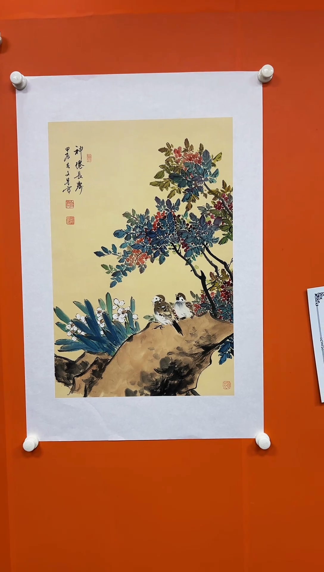 【闪购商品】国画2.7平尺花鸟宣纸