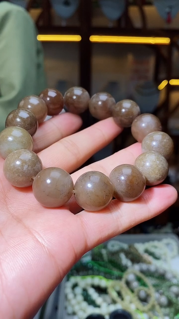 【闪购商品】和田玉手串未镶嵌卡16