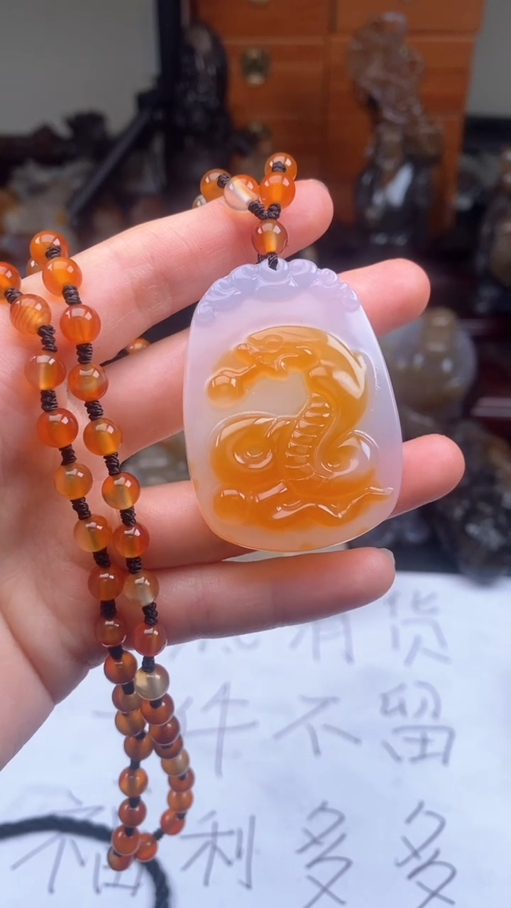 【闪购商品】玛瑙/玉髓颈饰未镶嵌AA