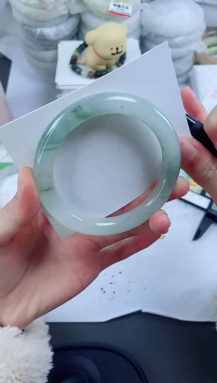 【闪购商品】石英质玉手镯未镶嵌37-59.2